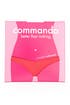 Seamless Pink Low-Rise Thong by Commando