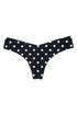 Seamless Polka-Dot Low-Rise Thong by Commando