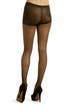 Black Sheer Tulle Dot Tights With Control Top by Hue