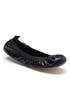 Black Snake Embossed Flat by Yosi Samra