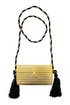 Vintage YSL Gold Tassel Clutch by Decades Vintage