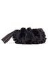 Black Belle Ruffle Clutch by Diane von Furstenberg Handbags