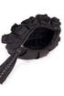 Black Belle Ruffle Clutch by Diane von Furstenberg Handbags