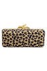 Leopard Tonda Pony Clutch by Diane von Furstenberg Handbags