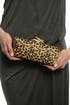 Leopard Tonda Pony Clutch by Diane von Furstenberg Handbags