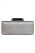 Silver Boombox Clutch by Diane von Furstenberg Handbags