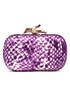 Thai Purple Snake Clutch by Diane von Furstenberg Handbags