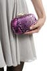 Thai Purple Snake Clutch by Diane von Furstenberg Handbags