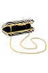 Zebra Tonda Pony Clutch by Diane von Furstenberg Handbags