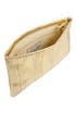 Gold Zip Me Up Clutch by Felix Rey
