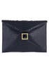 Black Python Clutch by Kara Ross