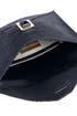 Black Python Clutch by Kara Ross