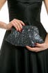 Lucy Glitter Clutch by Lauren Merkin