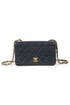 Vintage Chanel Navy Quilted Bag