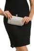 Silver Mesh Glam Clutch by Whiting & Davis
