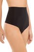 Black High-Waist Control Thong by Commando