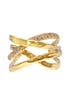 Pave Criss Cross Bracelet by Alexis Bittar
