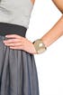 Gold Dome Bangle by AV Max
