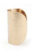 Gold Hammered Cuff by AV Max