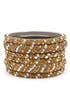 Gold Glitz Bangle Set by Chamak by Priya Kakkar