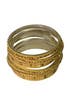 Golden Age Bangle Set by Chamak by Priya Kakkar