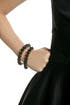 Jet Rocker Chic Bangles by Chamak by Priya Kakkar
