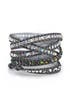 Silver Disco Wrap Bracelet by Chan Luu
