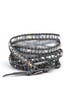 Silver Disco Wrap Bracelet by Chan Luu