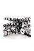 Silver Gwen Wrap Bracelet by Chan Luu