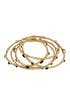 Black Stone Bangle Set by Cinder & Charm