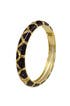 Black Zig-Zag Bangle by Cinder & Charm