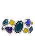 Peacock Stone Bangle by Cinder & Charm