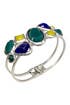 Peacock Stone Bangle by Cinder & Charm