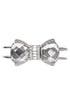 Silver Bow Bangle by Cinder & Charm