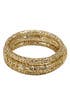 Crackled Gold Bangle Set by Kendra Scott