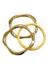 Medallion Triad Bangle Set by Kenneth Jay Lane