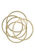Gold Solitaire Bangle Set by Lisa Freede