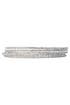 Silver Solitaire Bangle Set by Lisa Freede