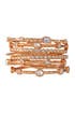 Rose Gold Scalloped Bangle Set by RJ Graziano