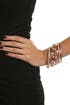 Rose Gold Scalloped Bangle Set by RJ Graziano