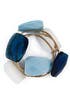 Ocean Tone Bangle Set by Susan Hanover