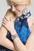 Python Cluster Curve Cuff by Ted Rossi