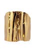 Gold Ripple Effect Cuff by Tom Binns