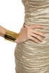 Gold Ripple Effect Cuff by Tom Binns