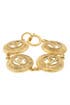Vintage Chanel Antiqued CC Bracelet by WGACA Vintage