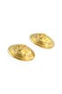 Vintage Chanel Quilted Shield Earrings by WGACA Vintage
