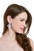 Aqua Ombre Bacall Earrings by Elizabeth Cole