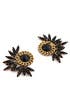 Burst and Chain Earrings by Elizabeth Cole