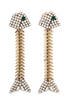 Fish Earrings by Elizabeth Cole