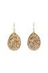 Gold Pave Teardrop Earring by Alexis Bittar